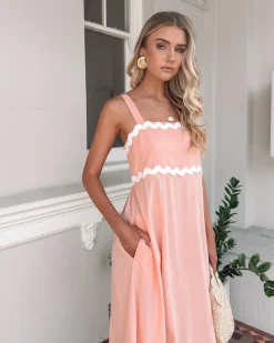 New Zarienne Dress - Pink Multi Curve Dresses|Maternity Dresses