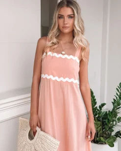 New Zarienne Dress - Pink Multi Curve Dresses|Maternity Dresses