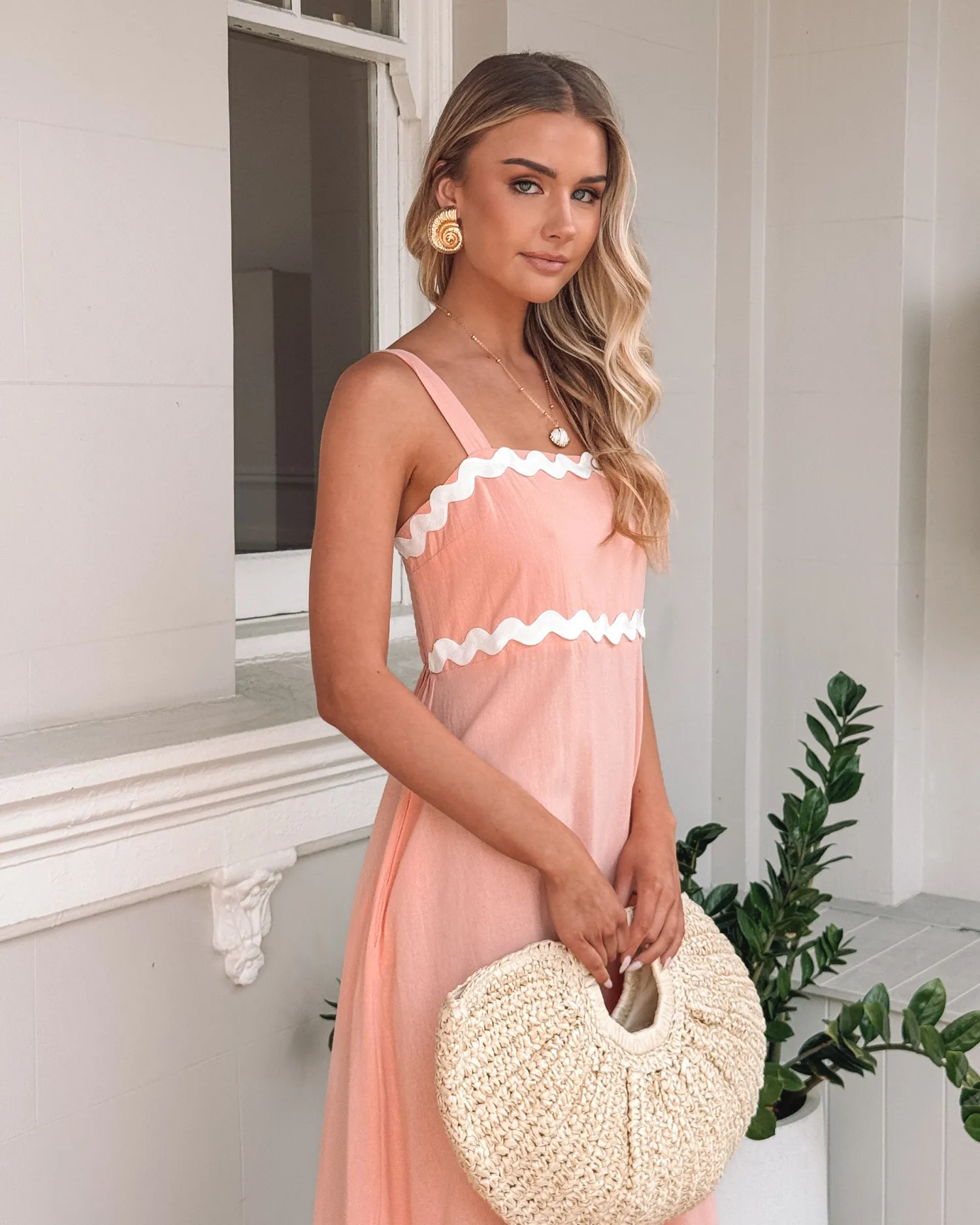 New Zarienne Dress - Pink Multi Curve Dresses|Maternity Dresses