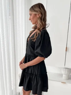 Sale Zayenna Dress - Black Cut Out Dresses|Maxi Dresses
