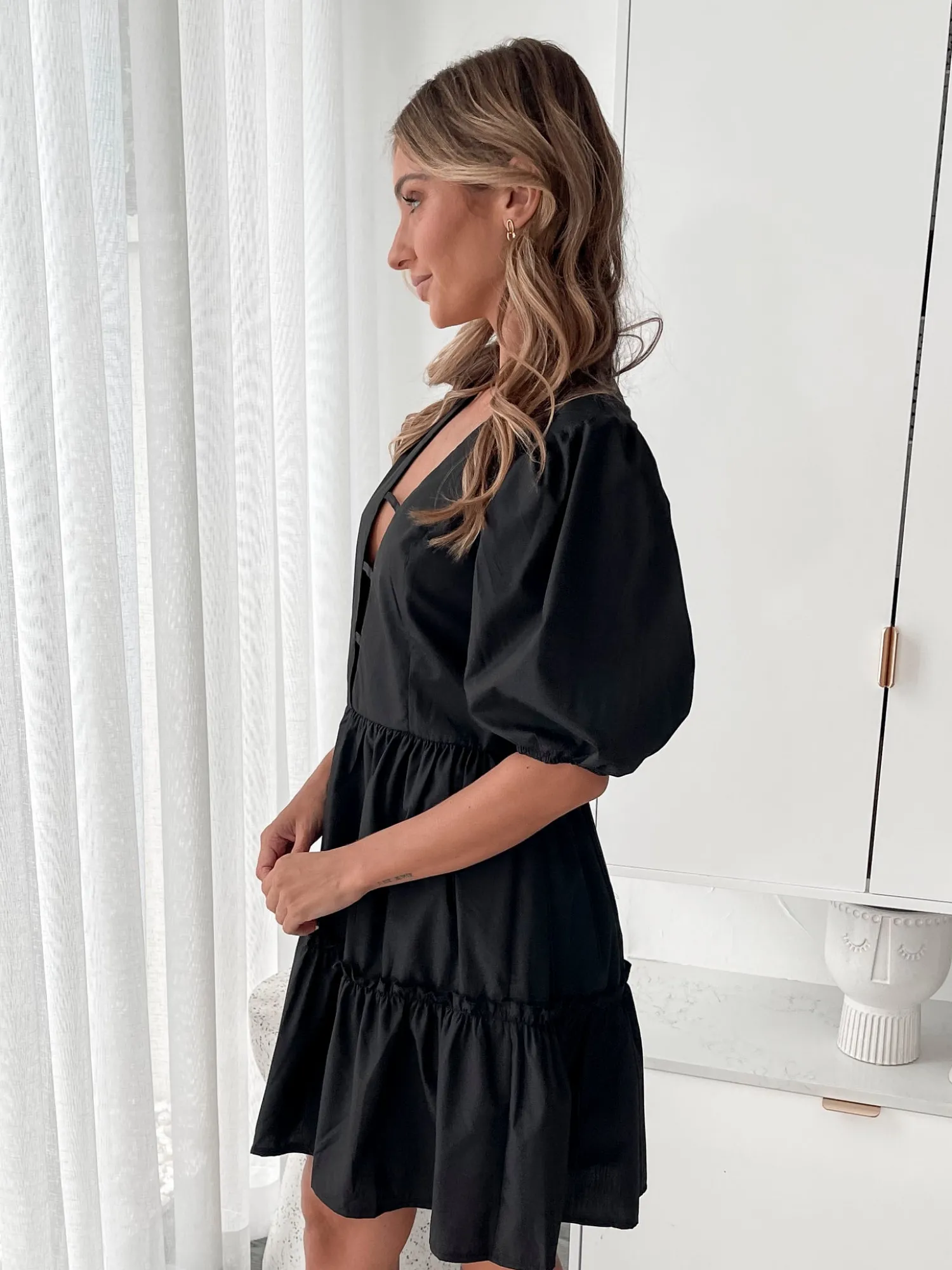 Sale Zayenna Dress - Black Cut Out Dresses|Maxi Dresses